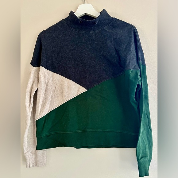 Pact Sweaters - Pact Cozy Colorblock Sweatshirt